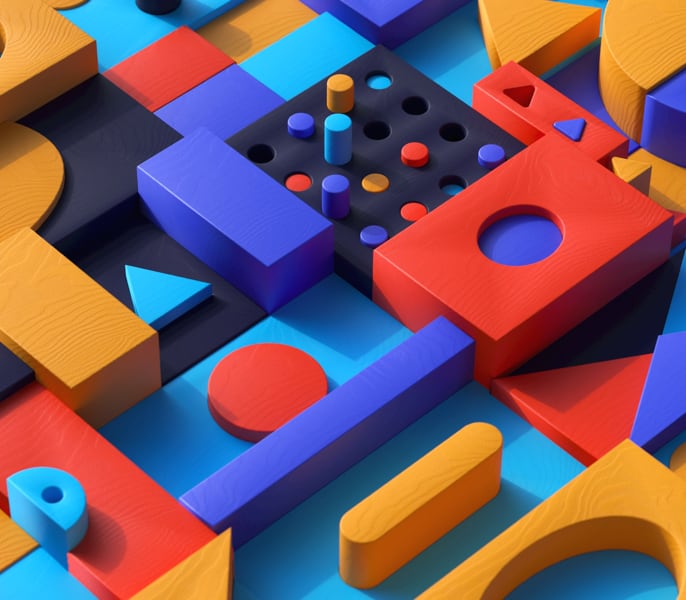 a picture showing few shapes